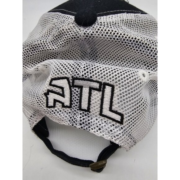 Atlanta Hawks Hat One Size Item of the Game Black Mesh Cap NBA Basketball ATL - Picture 6 of 10